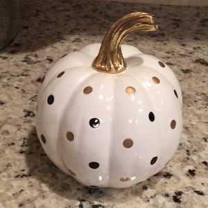 Mackenzie-Childs Dotty Pumpkin Ivory